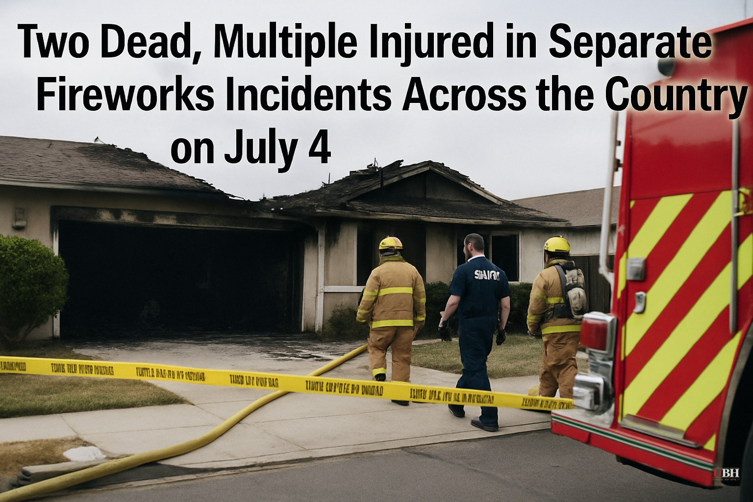 Two Dead, Multiple Injured in Separate Fireworks Incidents Across the Country on July 4