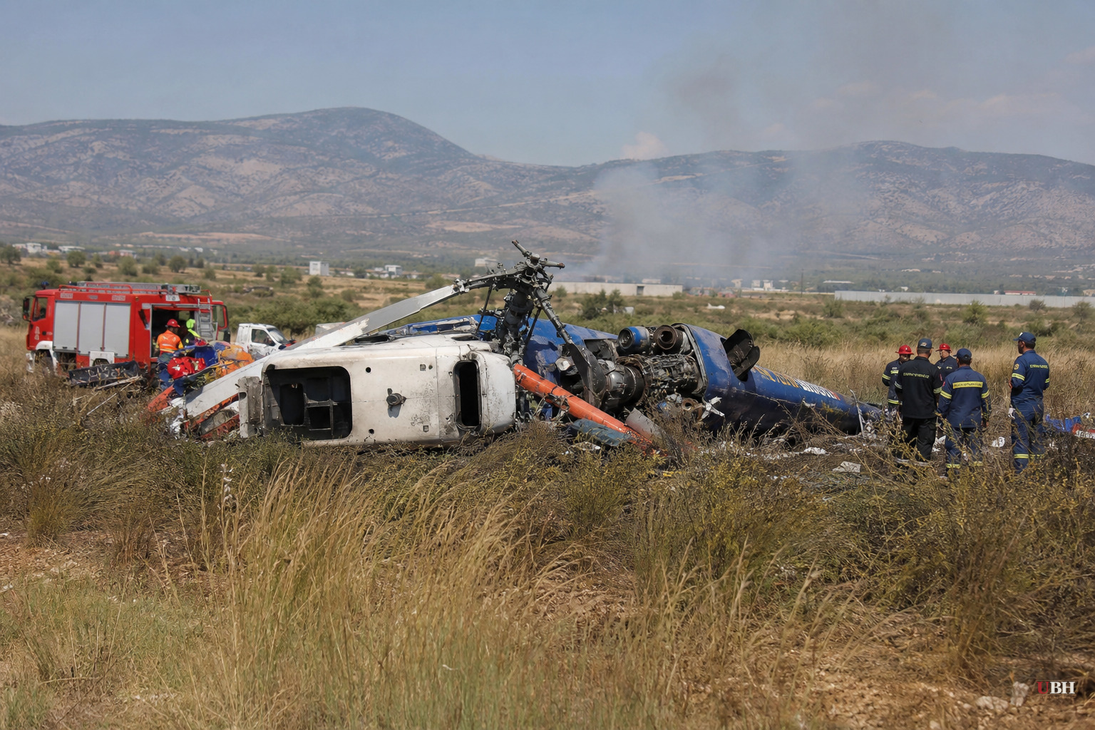 Two Firefighting Helicopters Collide Mid-Air Near Athens as Wildfires Rage Across Greece, France and Spain