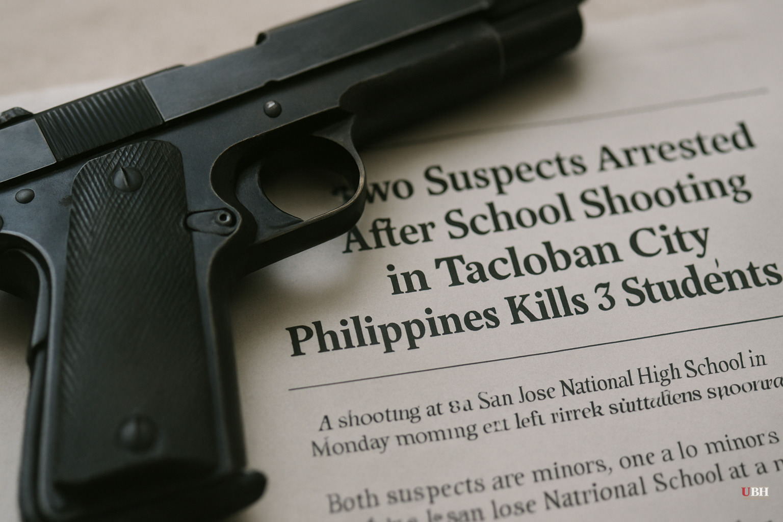 Two Minor Suspects Arrested After School Shooting in Tacloban City, Philippines Kills 3 Students