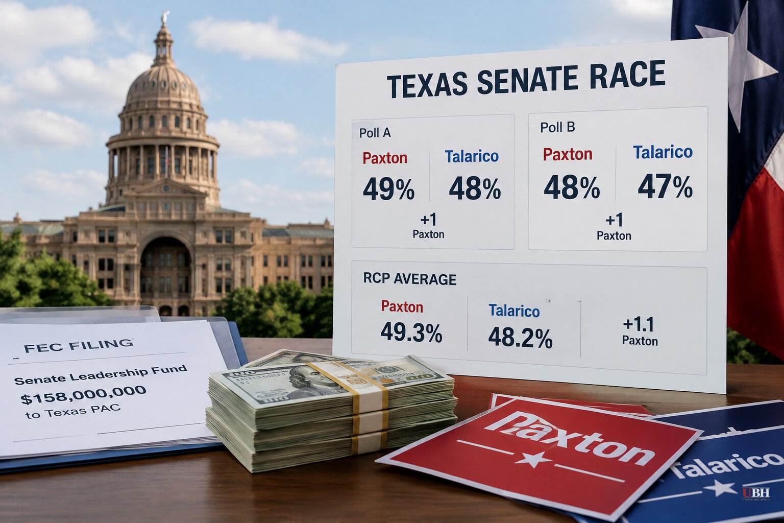 Two Polls Put Paxton Up a Point or Less in Texas as Musk-Backed Spending Meets Talarico's $64 Million Quarter