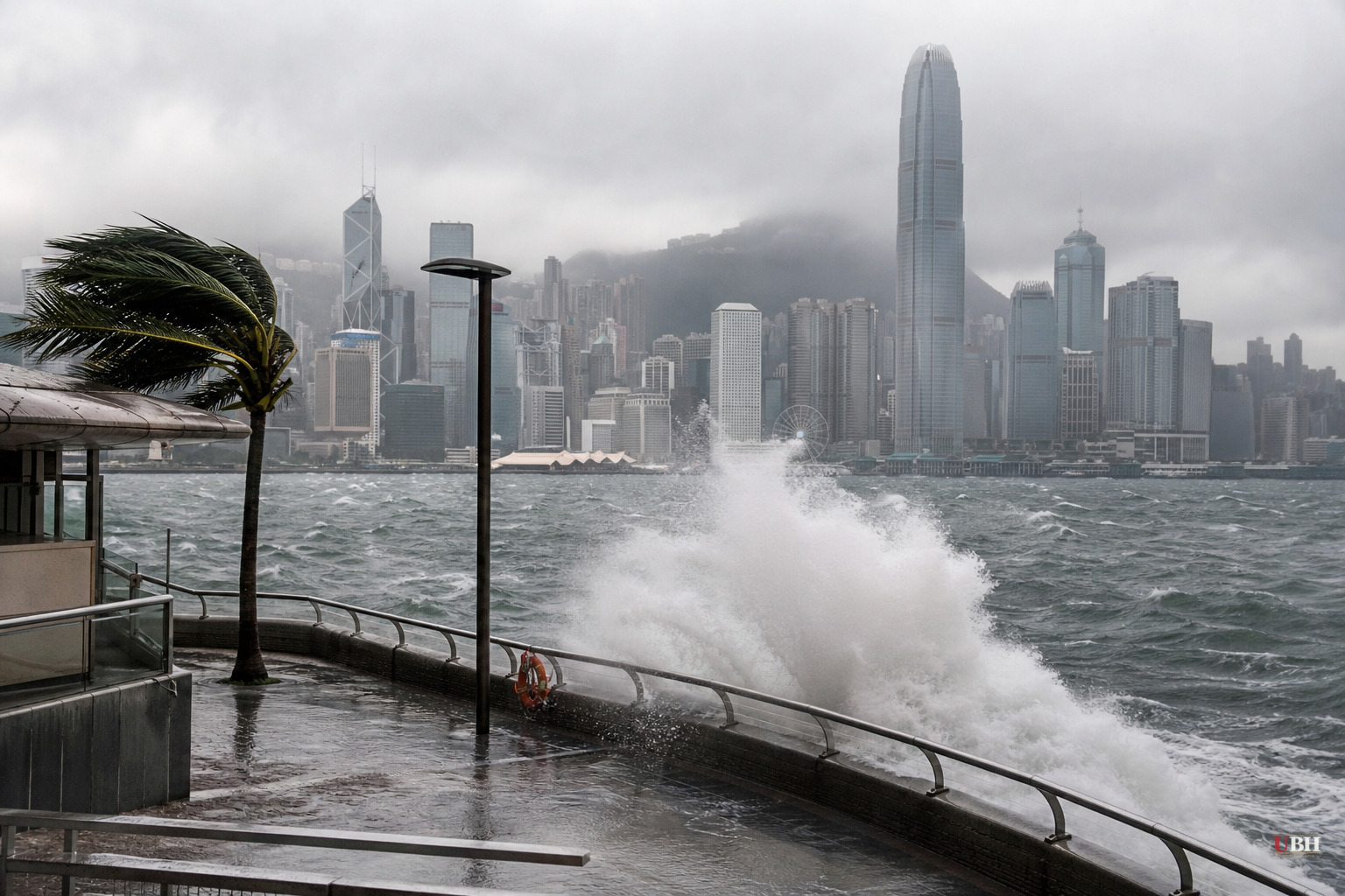 Typhoon Noul Slams Hong Kong, Collapses Scaffolding, Grounds 360-Plus Flights