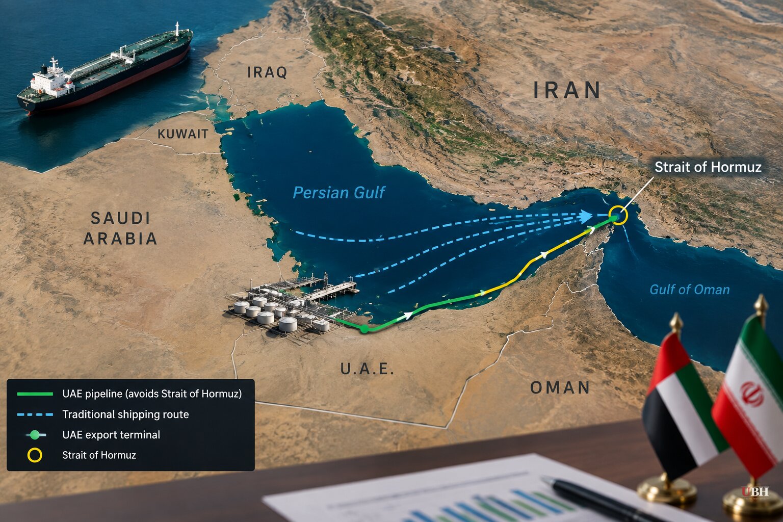 UAE Oil Exports Fully Recover to Pre-War Levels While Iran's Exports Collapse to Near Zero