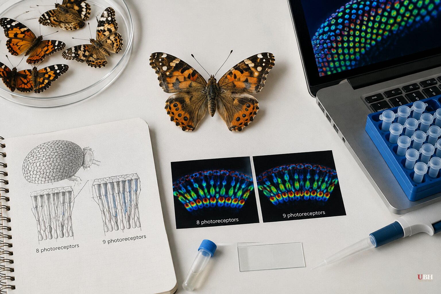 UC San Diego Team Finds Genetic Switch That Gave Butterflies a Ninth Eye Cell