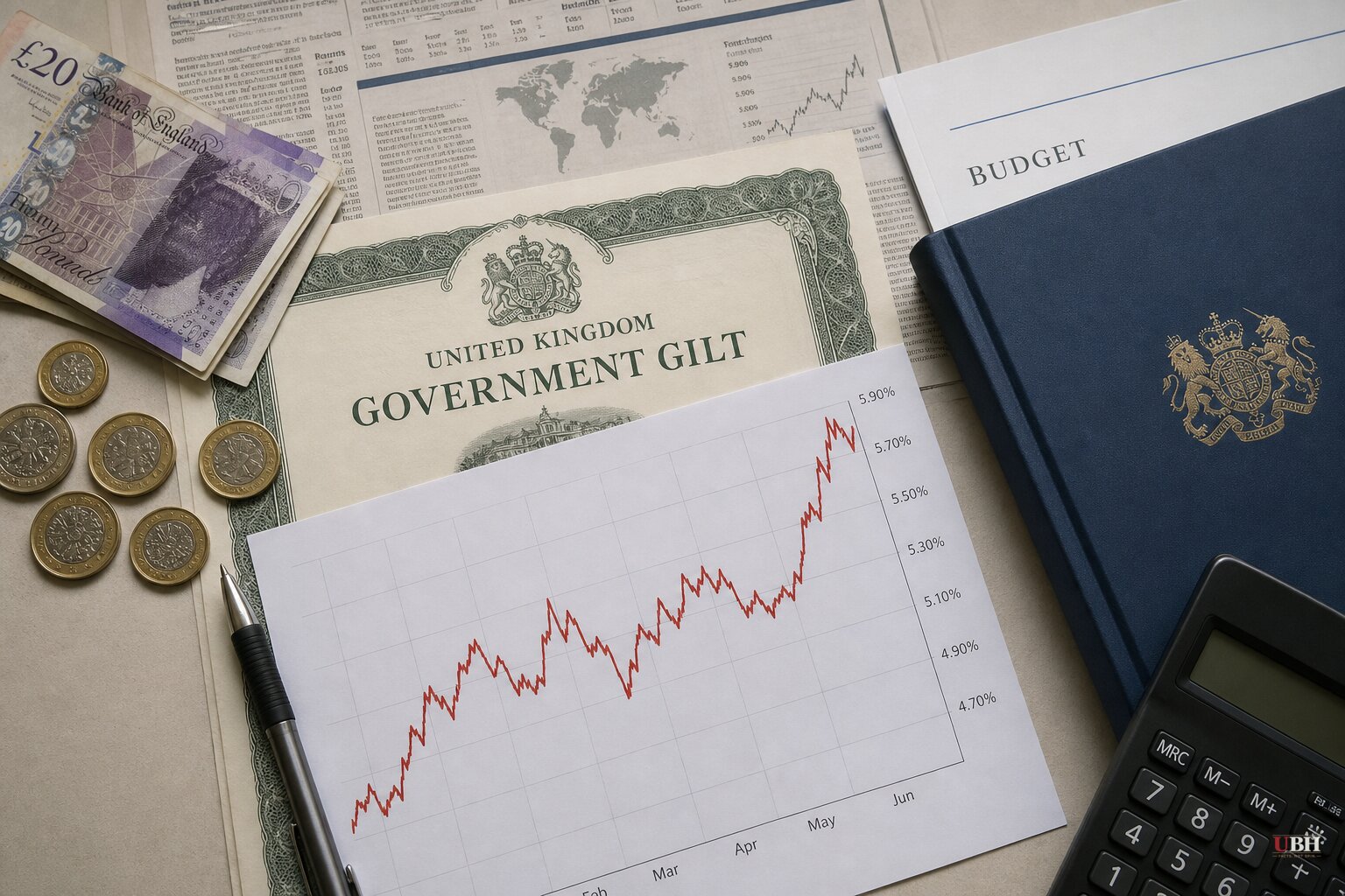 UK 30-Year Gilt Yields Hit 28-Year High as Global Bond Selloff Slams Burnham's First Budget