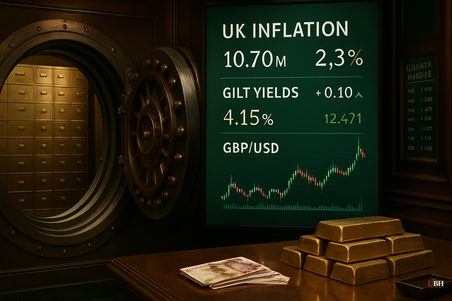 UK Inflation Drops to 14-Month Low, Gilt Yields Slide, and Rate-Hike Bets Get Slashed