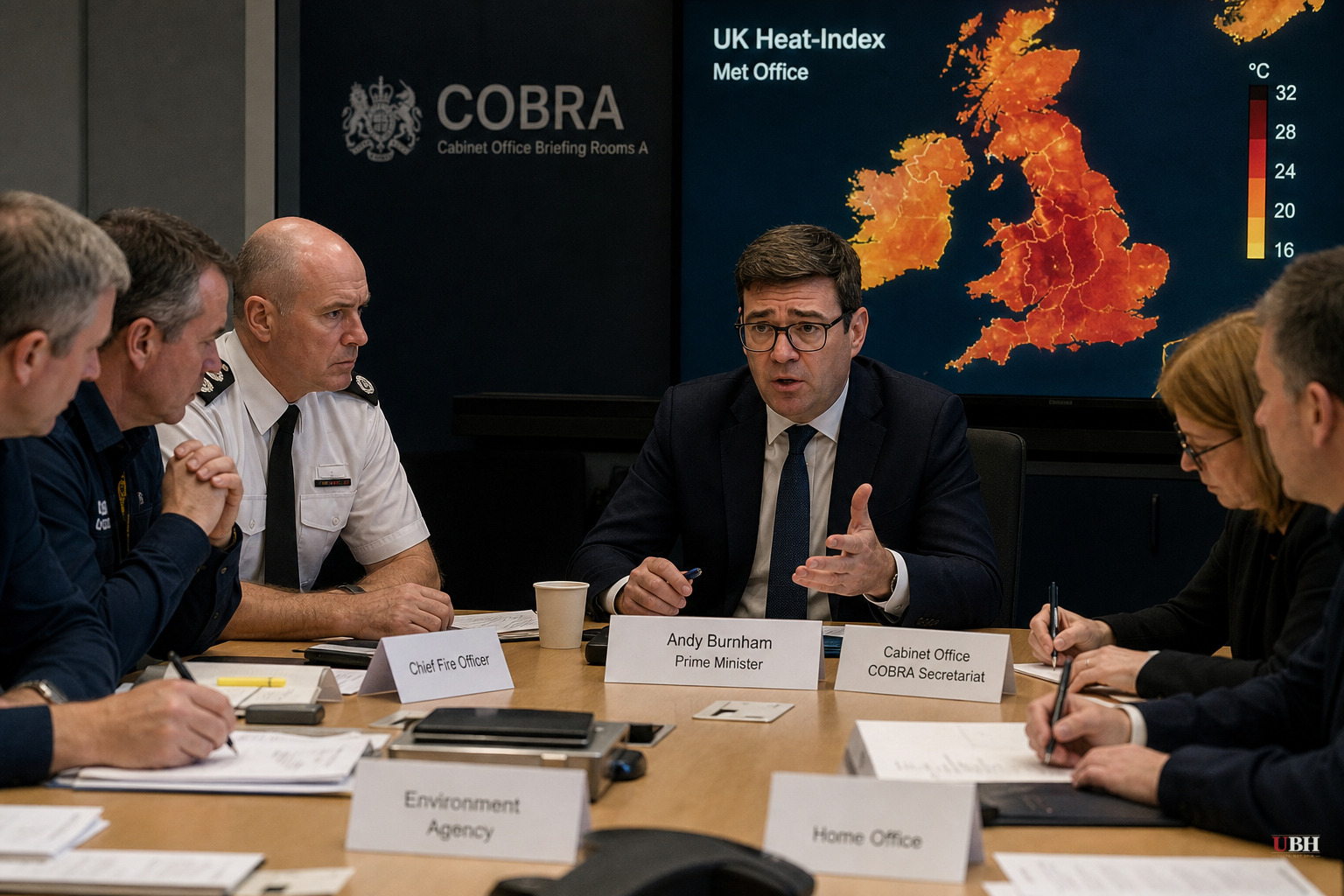 UK PM Burnham Calls Emergency Meeting on Wildfires as Fifth Heatwave Hits, Urges Retailers to Pull Disposable BBQs