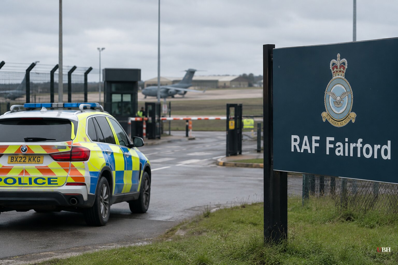 UK Police Re-Arrest Two Men on Suspicion of Assisting Iranian Intelligence After RAF Fairford Incident