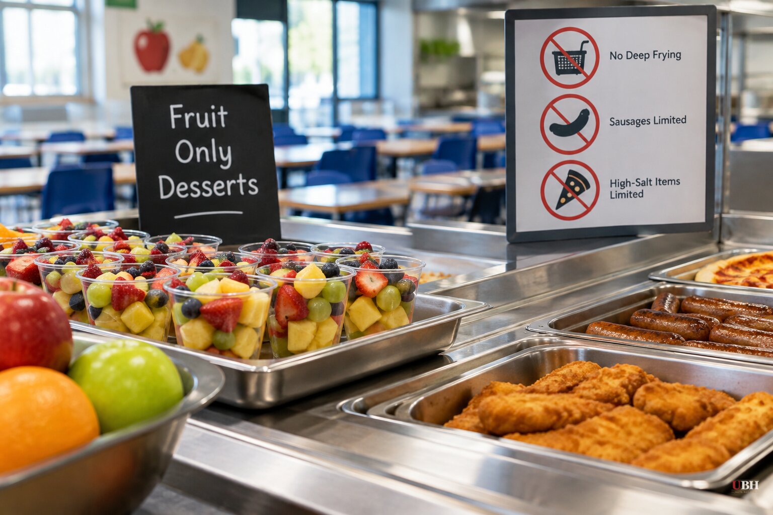 UK Sets New School Food Rules: Fruit-Only Desserts, No Deep Frying, Sausages Limited Starting September 2027
