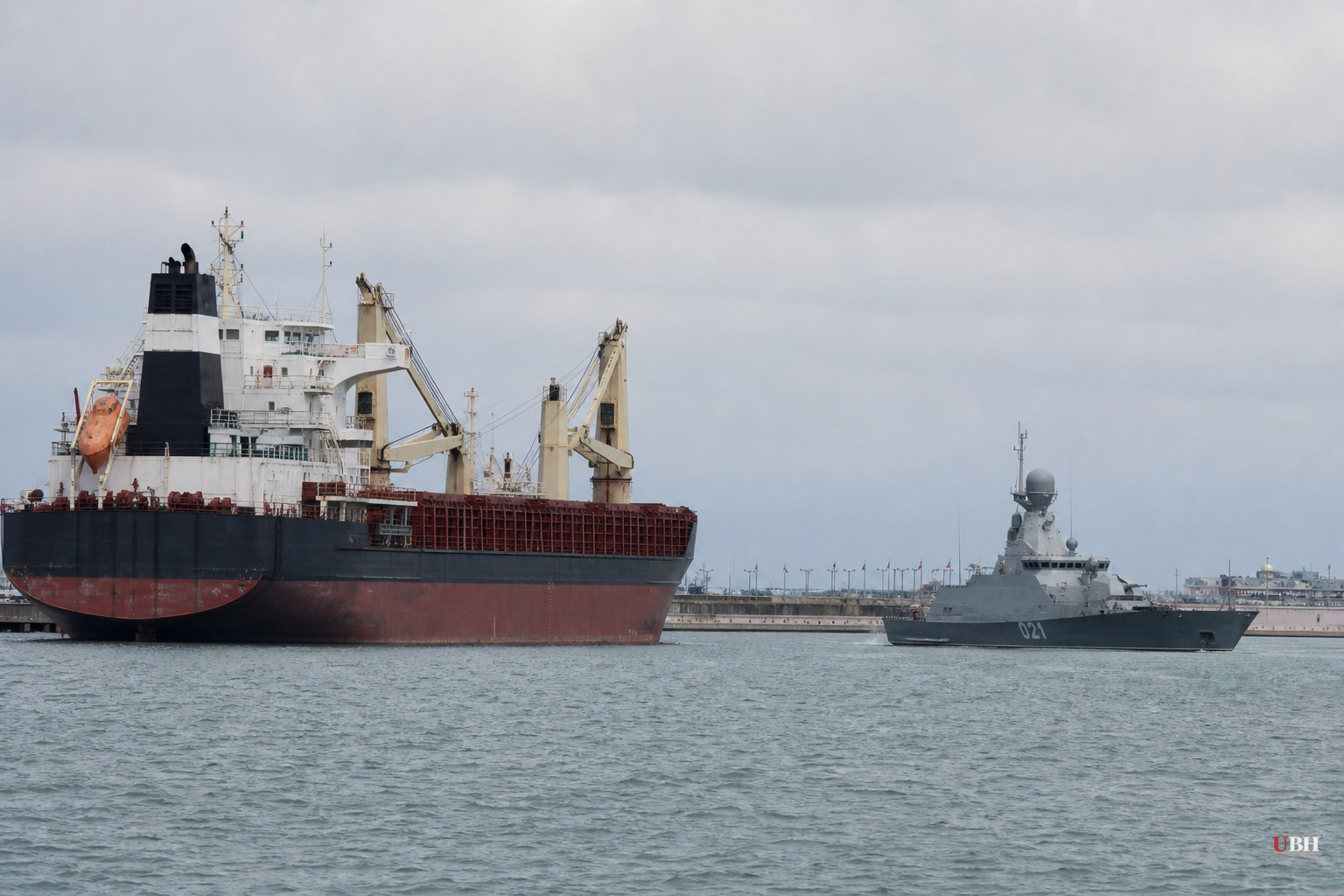 Ukraine Hits Iranian Cargo Ship and Russian Corvette in Caspian Sea, Killing One Sailor