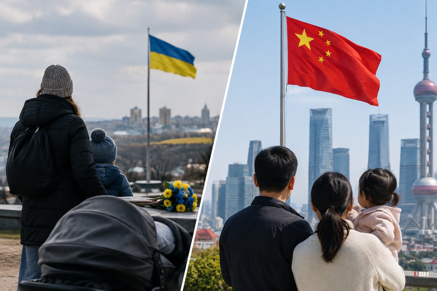 Ukraine's War Deaths Outnumber Births 3-to-1 as China Launches Five-Year Plan to Reverse Its Own Baby Bust