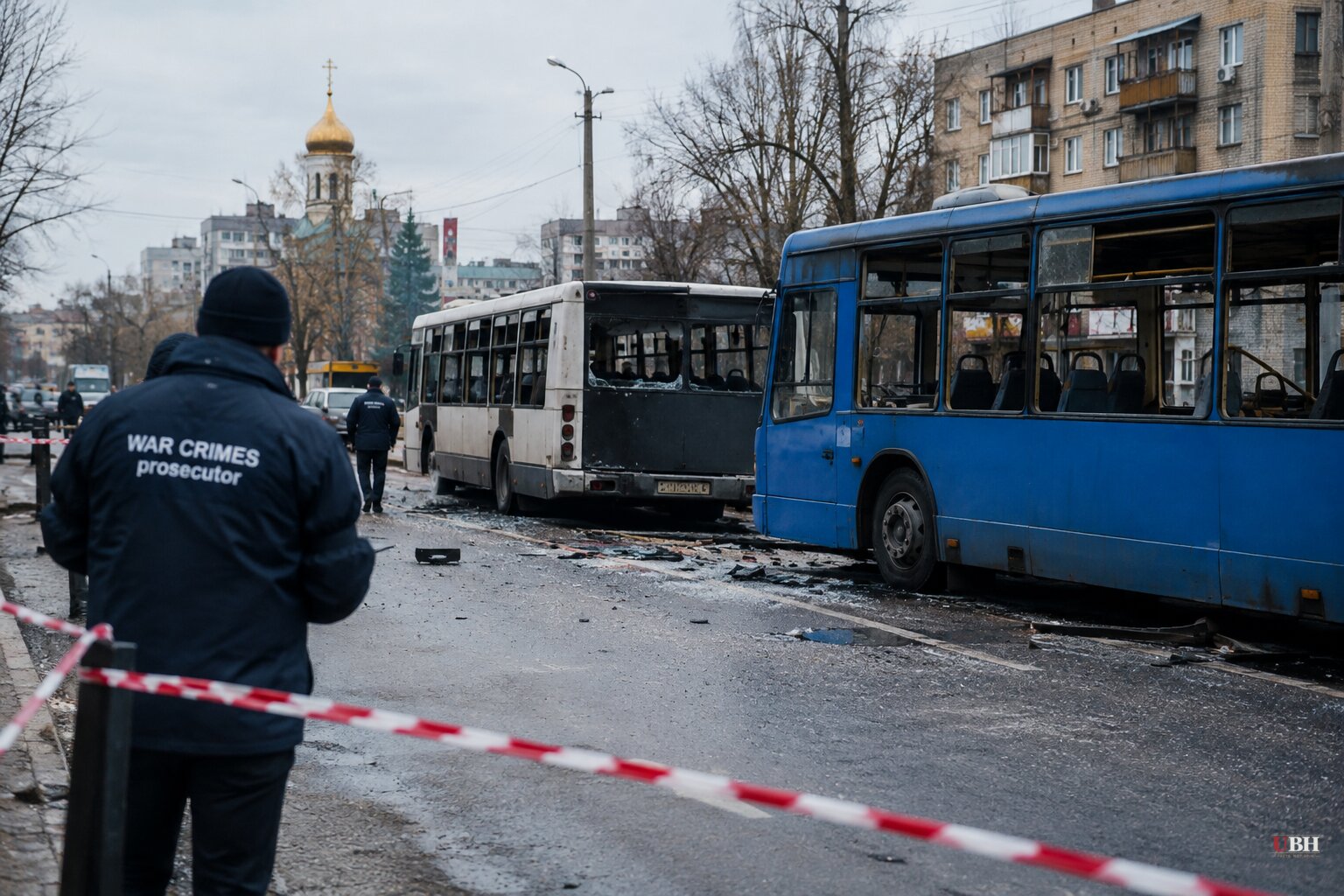 Ukrainian Authorities Say Russian Strike on Two Buses in Kramatorsk Killed at Least 30; Pryluky Toll Reaches 22