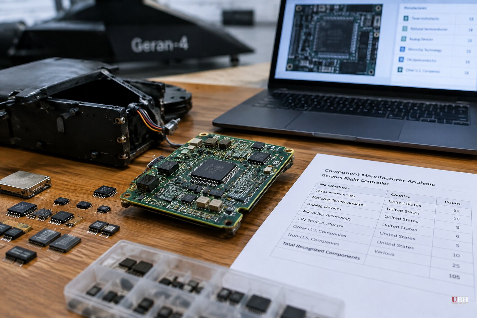 Ukrainian Military Engineer's Teardown Finds 80 of 105 Parts in Russian Geran-4 Controller Came From US Firms