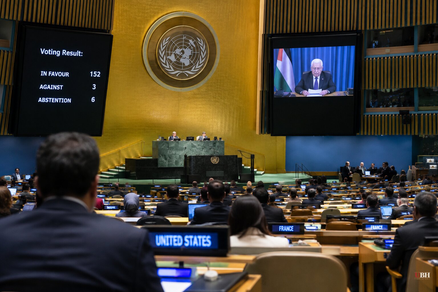 UN General Assembly Votes 152-3 to Let Abbas Address Session by Video, Rejecting US Visa Block