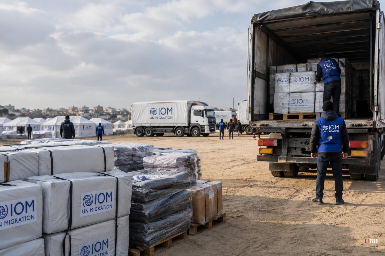 UN Migration Agency Says Gaza Winter Shelter Supplies Cover 17% of Need, 8,600 Kits Held Over 'Dual-Use' Rules