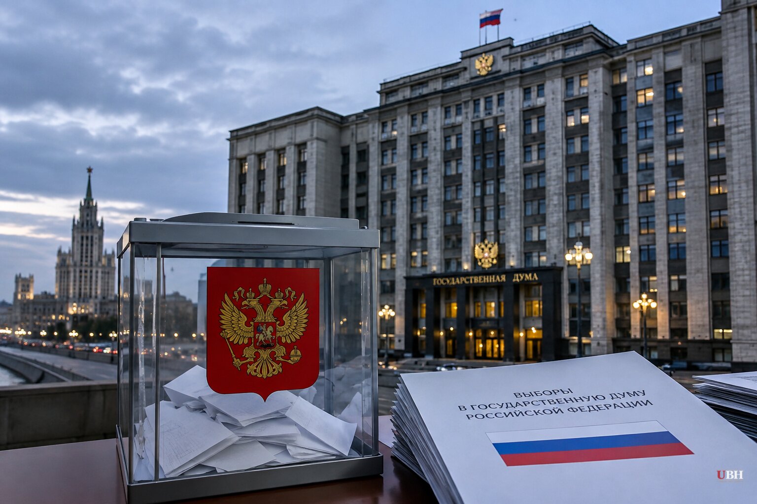 United Russia Locks In Record 355-Seat Supermajority as Ukraine Hits Moscow With Biggest Drone Strike of the War