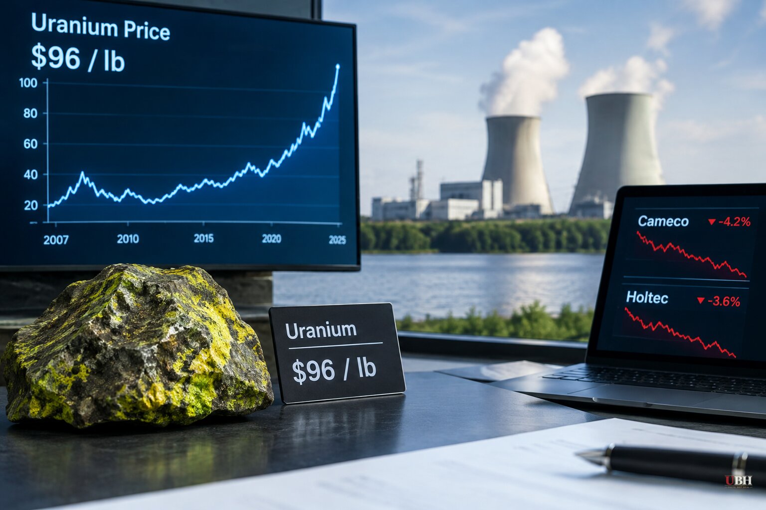 Uranium Hits All-Time High of $96 a Pound While Cameco and Nuclear Stocks Keep Falling