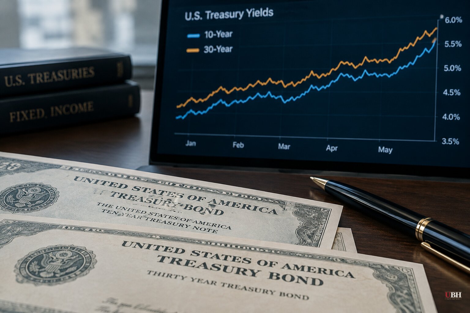 U.S. 10-Year Yield Hit a 24-Year High This Week, Then Eased as Auctions Drew Buyers