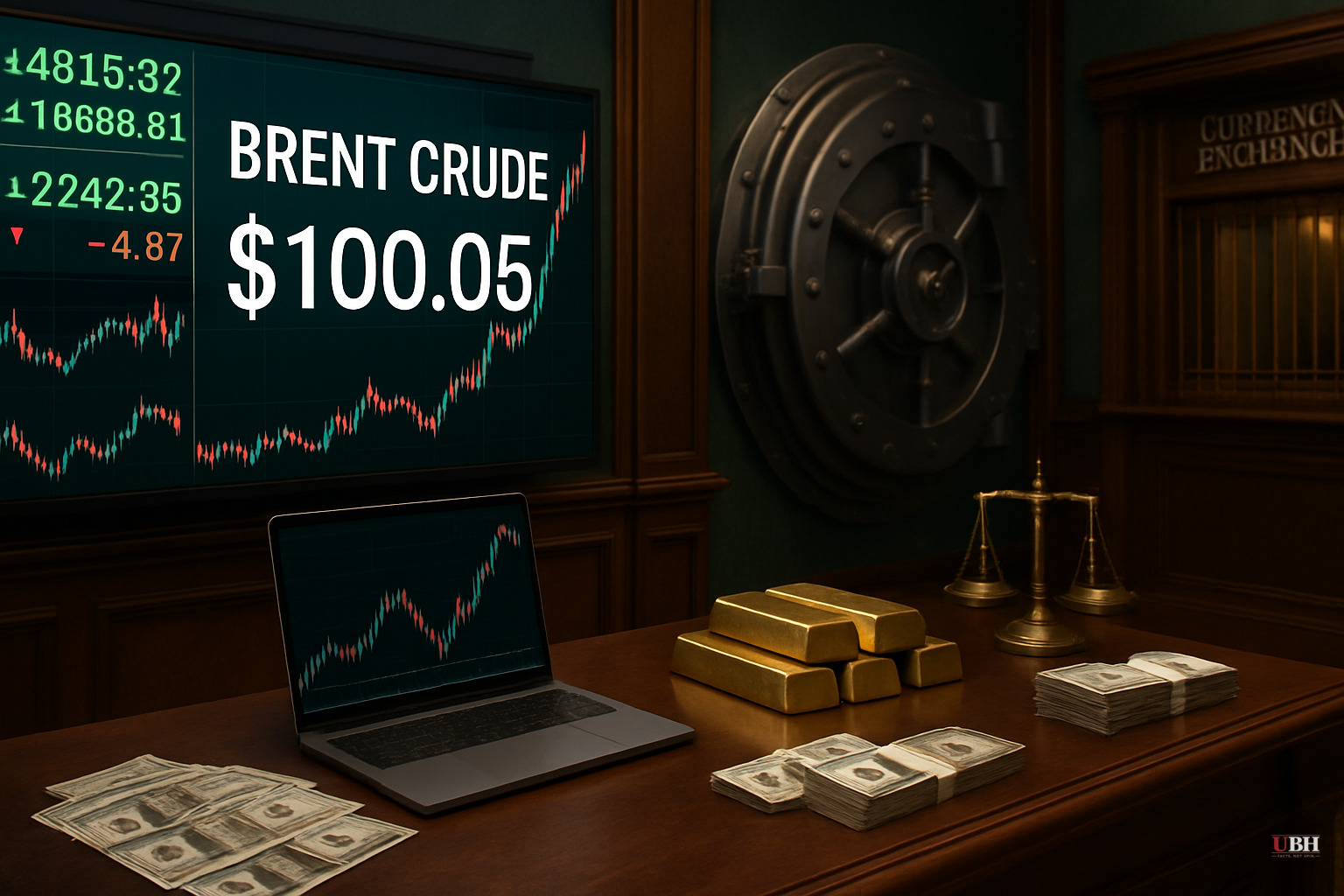U.S. and Iran Exchange Strikes Near Strait of Hormuz, Brent Crude Hits $100 as Peace Deal Collapses Again