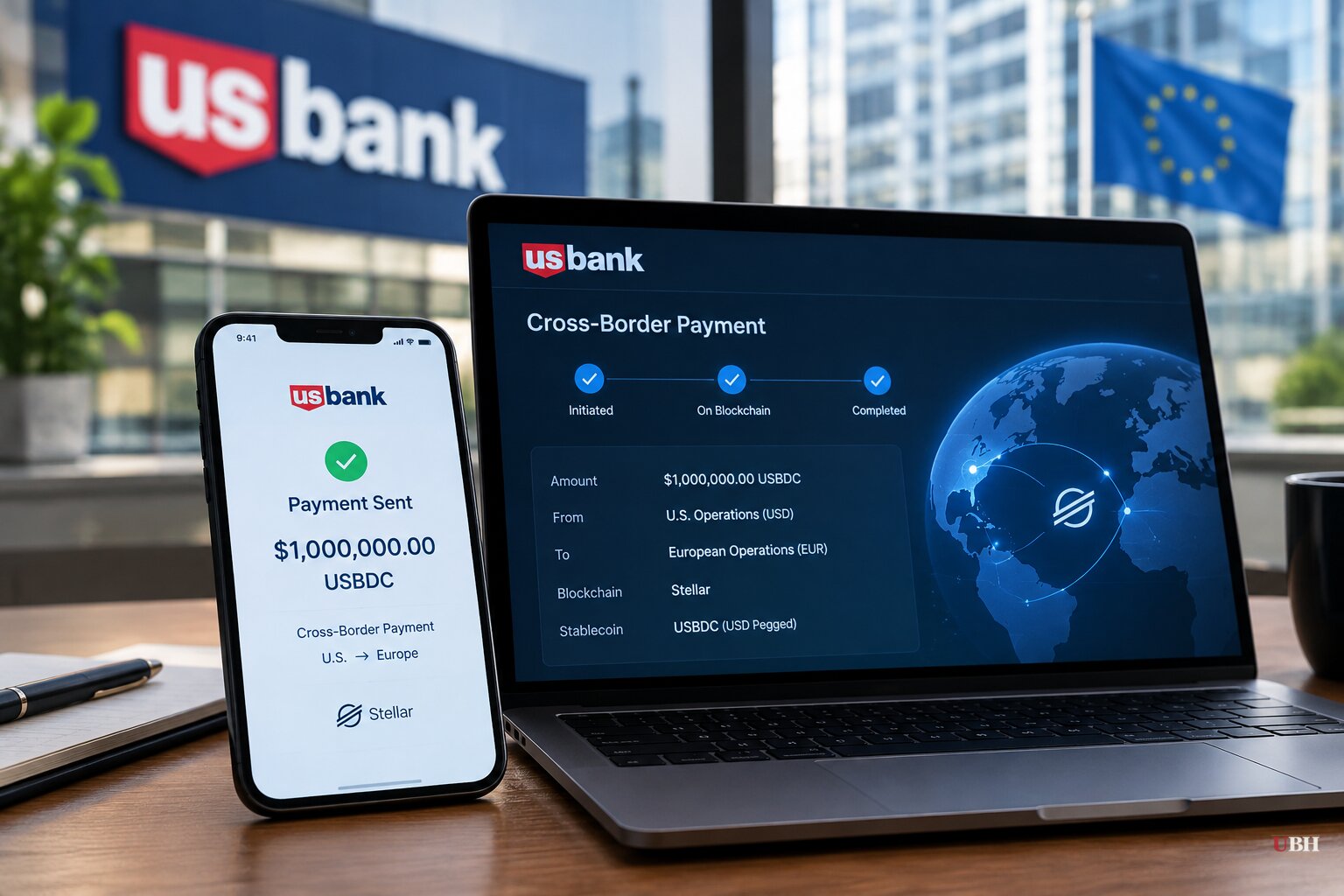 U.S. Bancorp Completes Live Cross-Border Payment With Its Own Stablecoin, USBDC