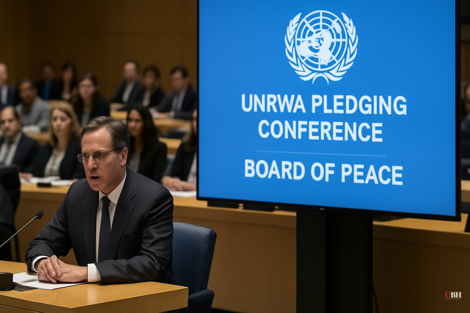 U.S. Calls on Donors to Defund UNRWA at Annual Pledging Conference, Backs Board of Peace as Replacement