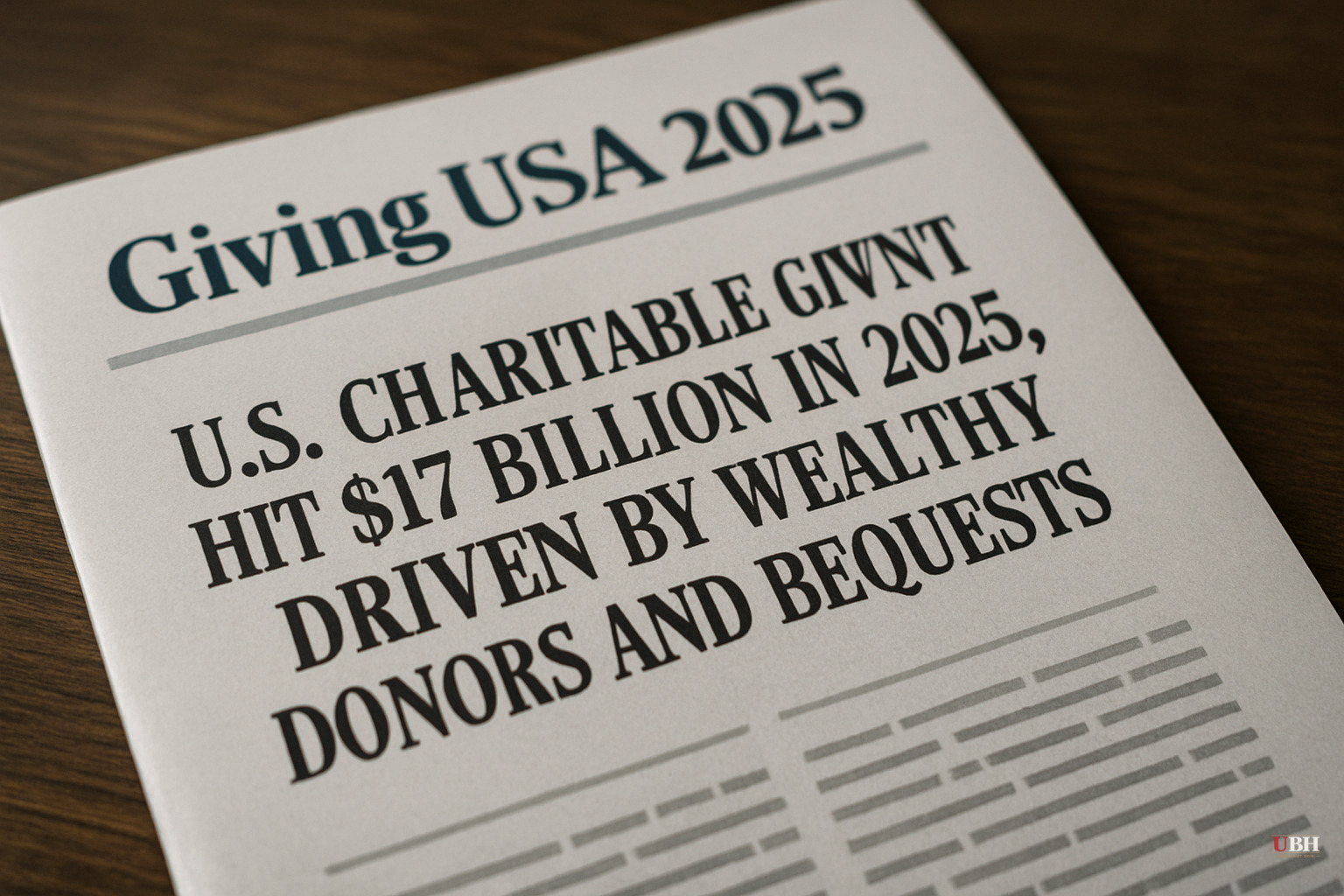 U.S. Charitable Giving Hit $617 Billion in 2025, Driven by Wealthy Donors and Bequests.