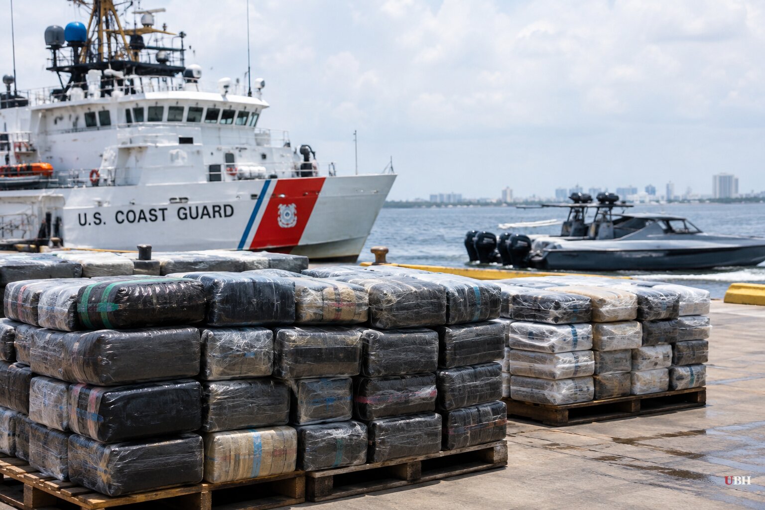 US Coast Guard Unloads $57 Million in Seized Cocaine as Spain Admits It Can't Stop Its Own Drug Speedboats