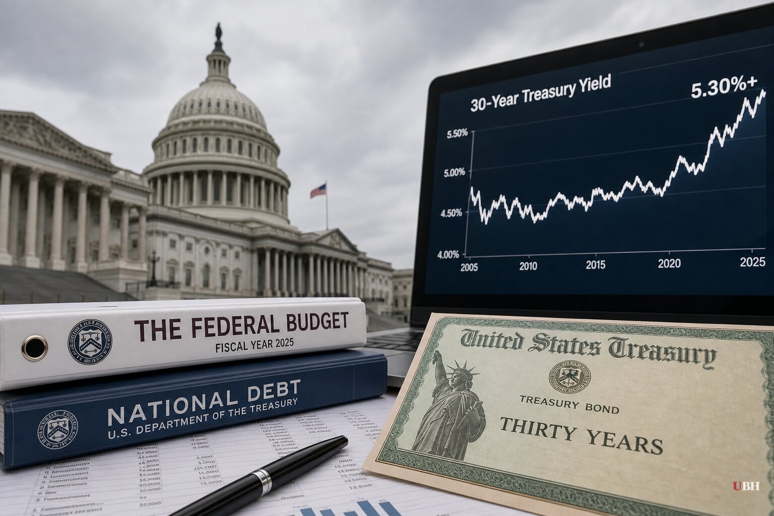 US Debt Hits $40 Trillion, 30-Year Yield Tops 5.3%. Chinese Banks Are Reportedly Buying Some Treasuries.