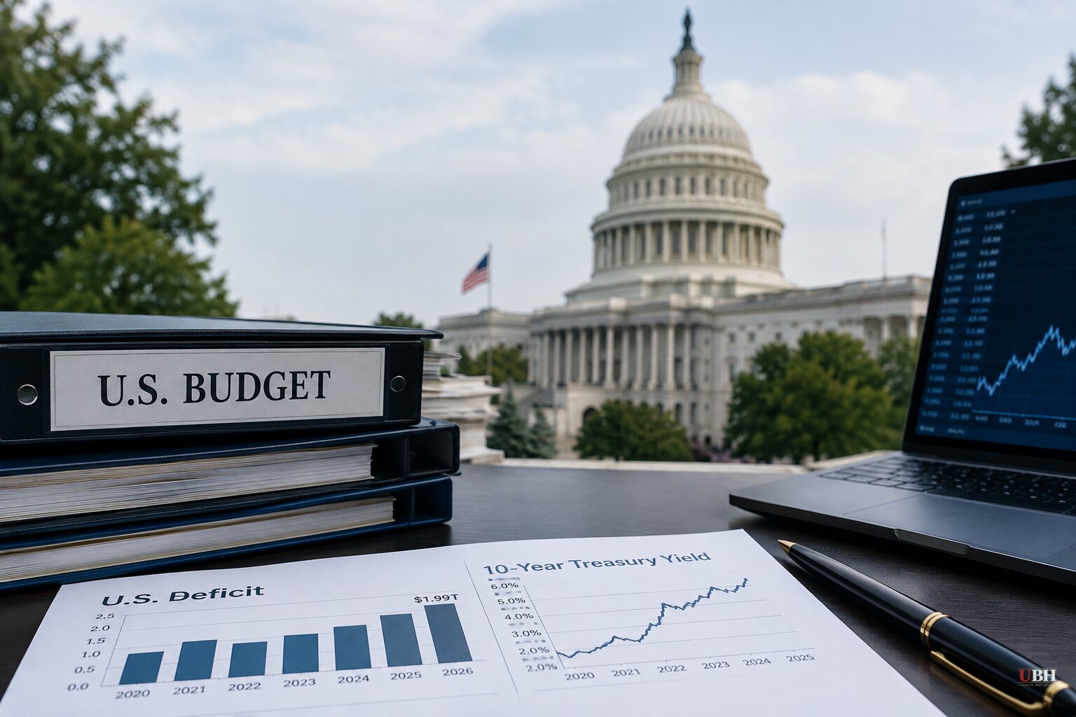 US Deficit Hits $1.99 Trillion in Fiscal 2026 as 10-Year Treasury Yield Stays Above 5%