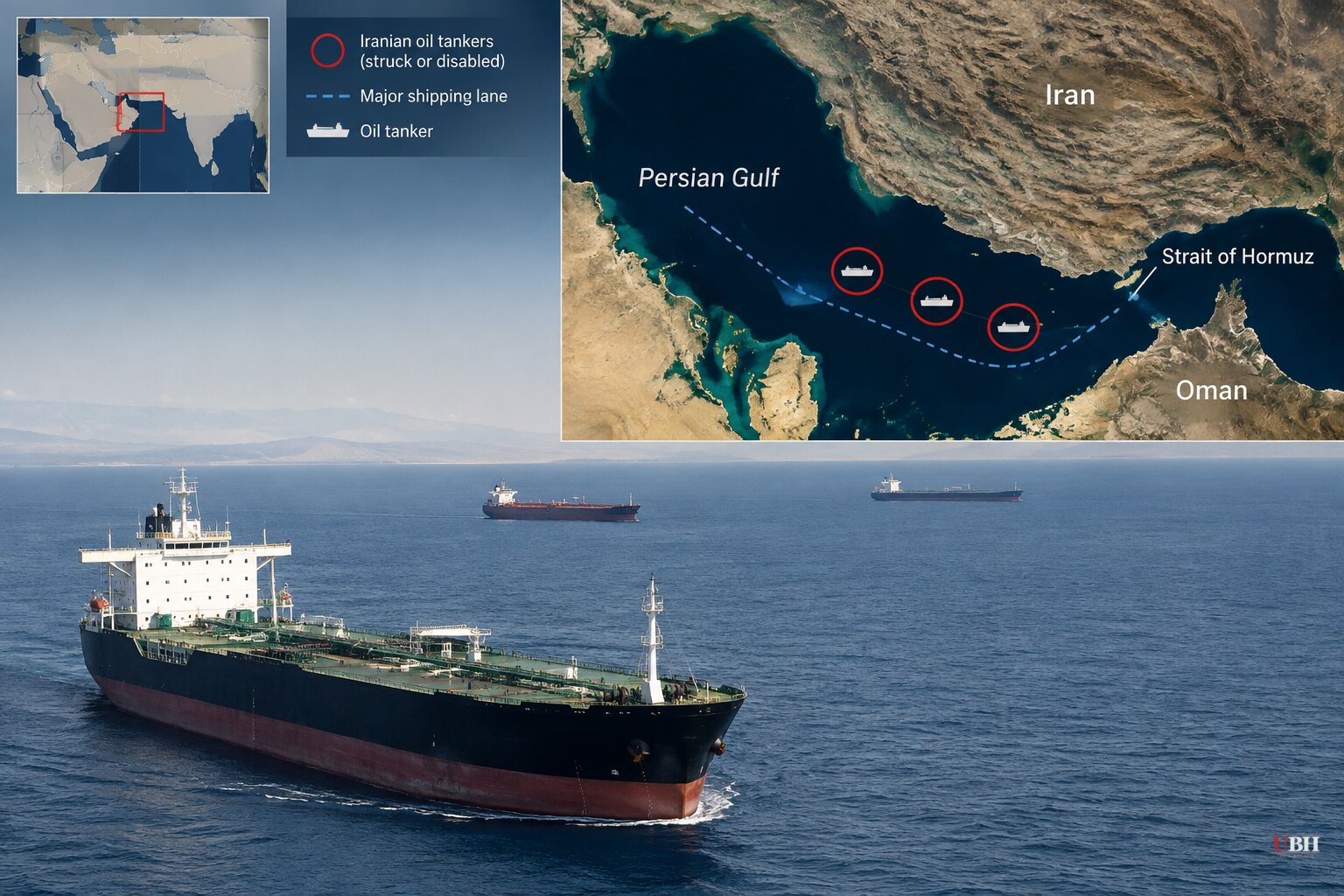 US Destroys One Iranian Tanker, Disables Two Others After IRGC Missile Attack on Navy Ships