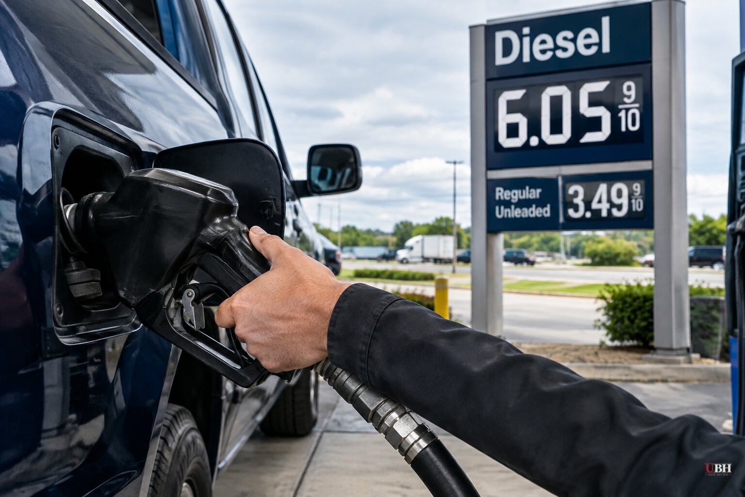 US Diesel Hits Record $6.05 a Gallon as Iran War Pushes Oil Past $100 a Barrel