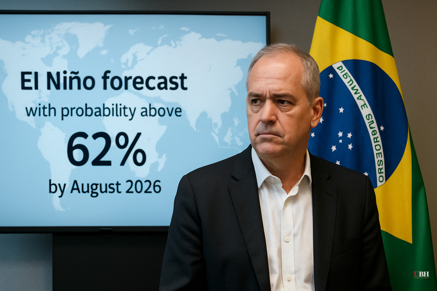 US Forecasters Put 62% Odds on El Nino Forming by August 2026, Brazil Government Watching Food and Energy Prices