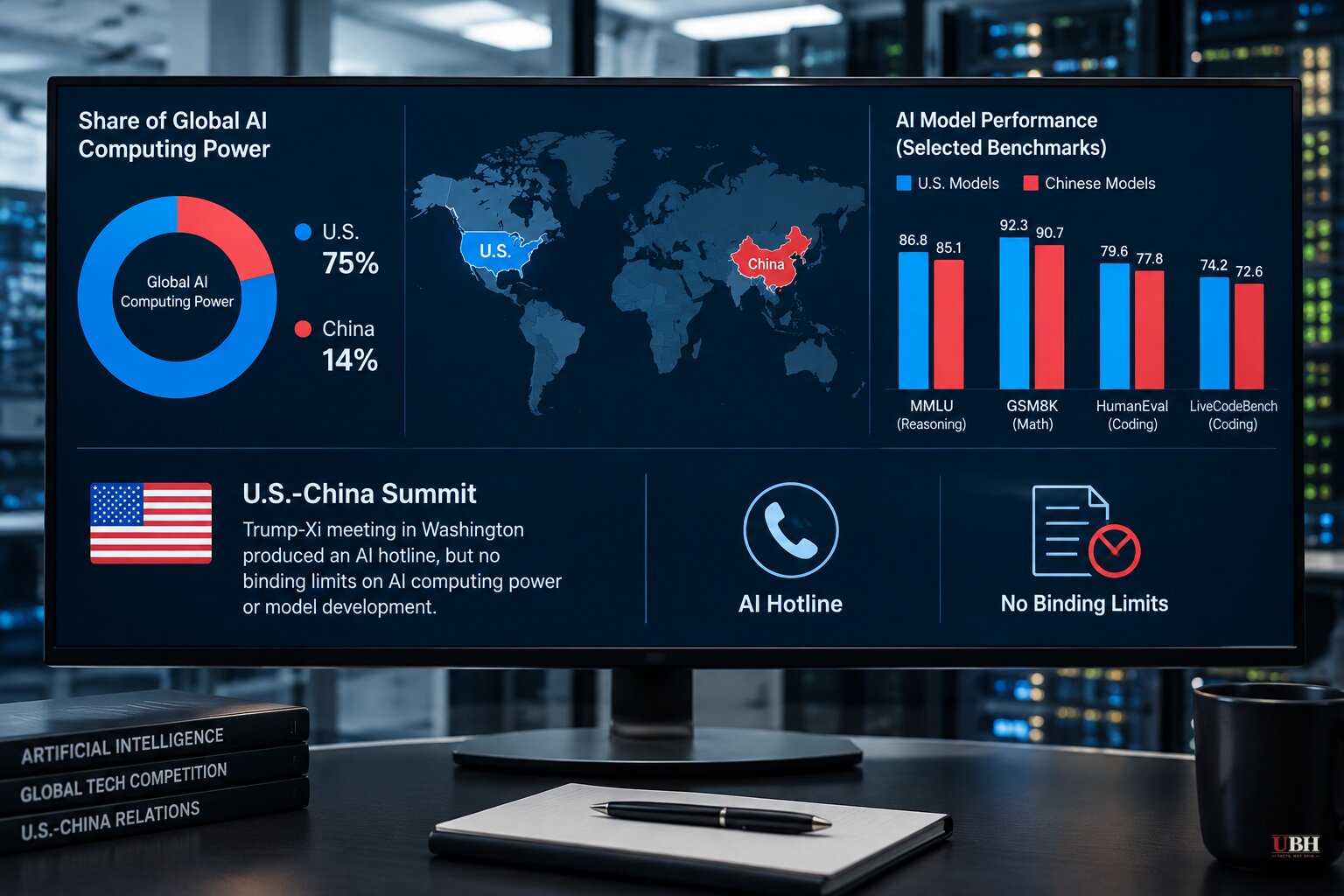 US Holds Big Lead in AI Computing Power as Trump-Xi Summit Yields a Hotline but No Binding Limits