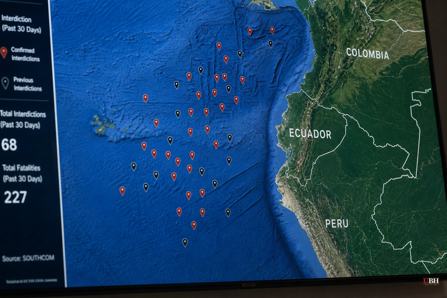 U.S. Military Sinks Fifth Ecuadorian Boat in Two Weeks as Pacific Strike Deaths Pass 227