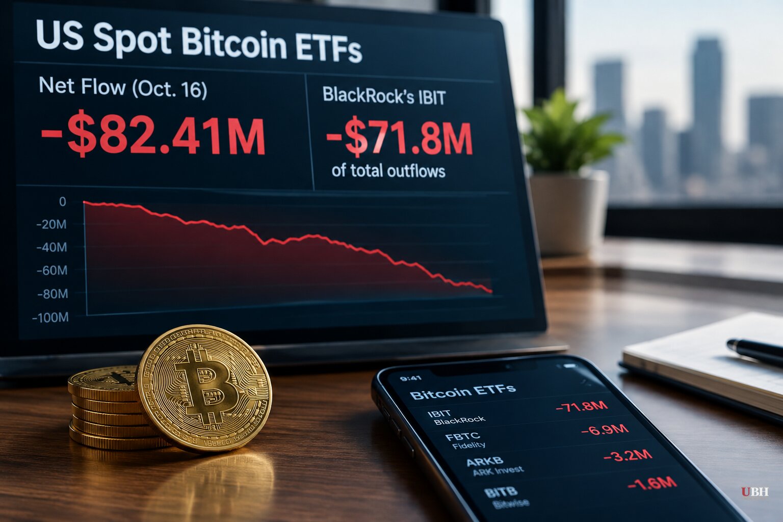 US Spot Bitcoin ETFs Post $82.4 Million in Net Outflows Friday, $71.8 Million From BlackRock's IBIT