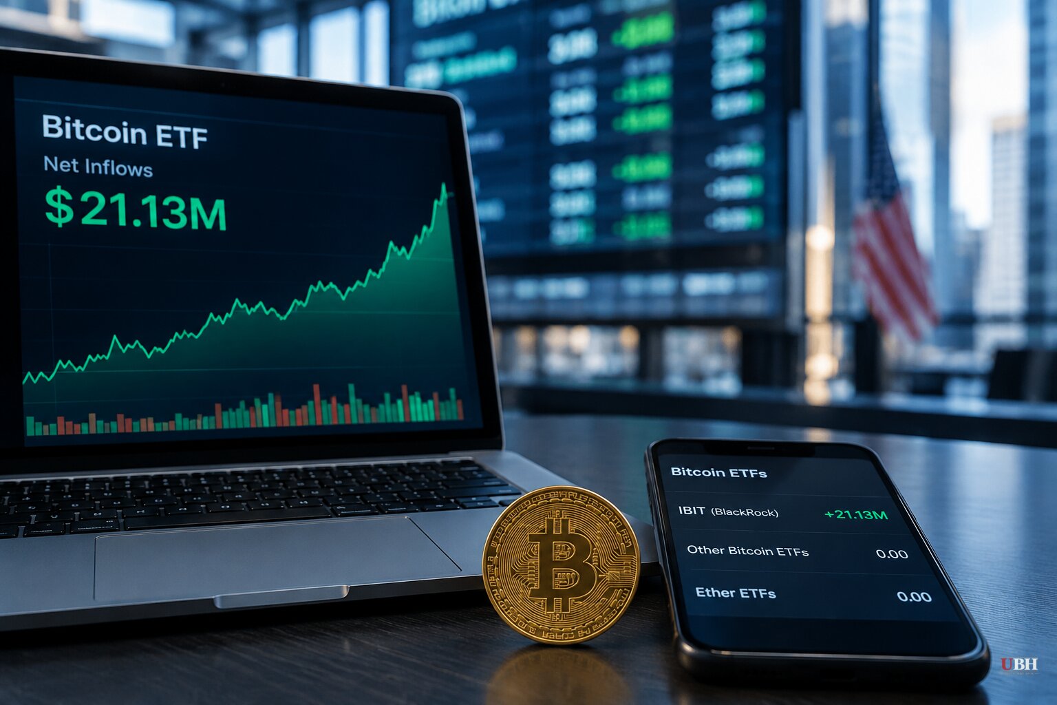 US Spot Bitcoin ETFs Take In $21.1 Million on Oct. 9 After Two Straight Days of Outflows