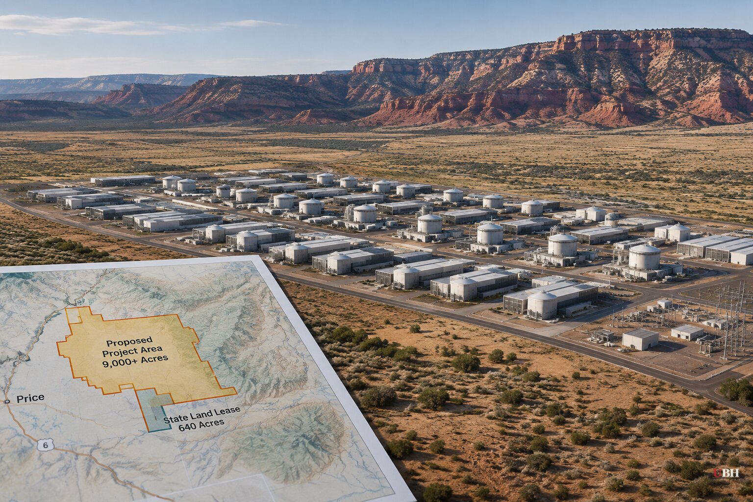 Utah Startup Seeks 9,000+ Acres of Federal Land for 456-Reactor Nuclear Data Center
