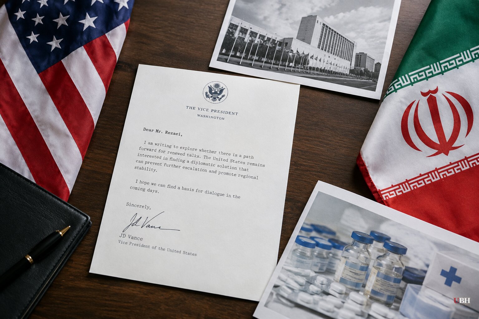 Vance Sent Letter to Iran's Rezaei to Revive Talks, WSJ Reports. Trump Says It Was About Medical Supplies