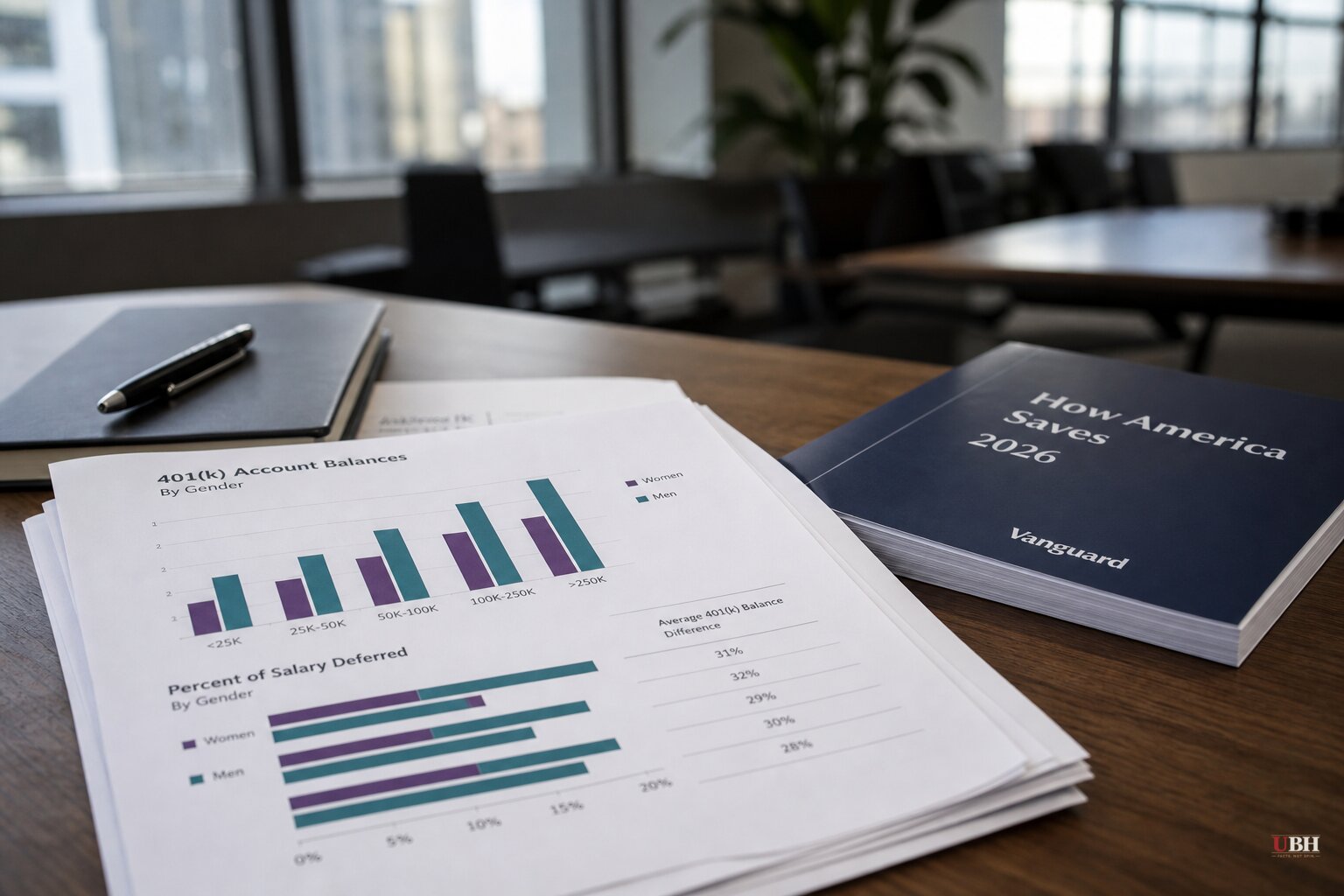 Vanguard Data: Women Defer More Pay Than Men at Every Income Level, Yet End Up With 30% Smaller 401(k) Balances