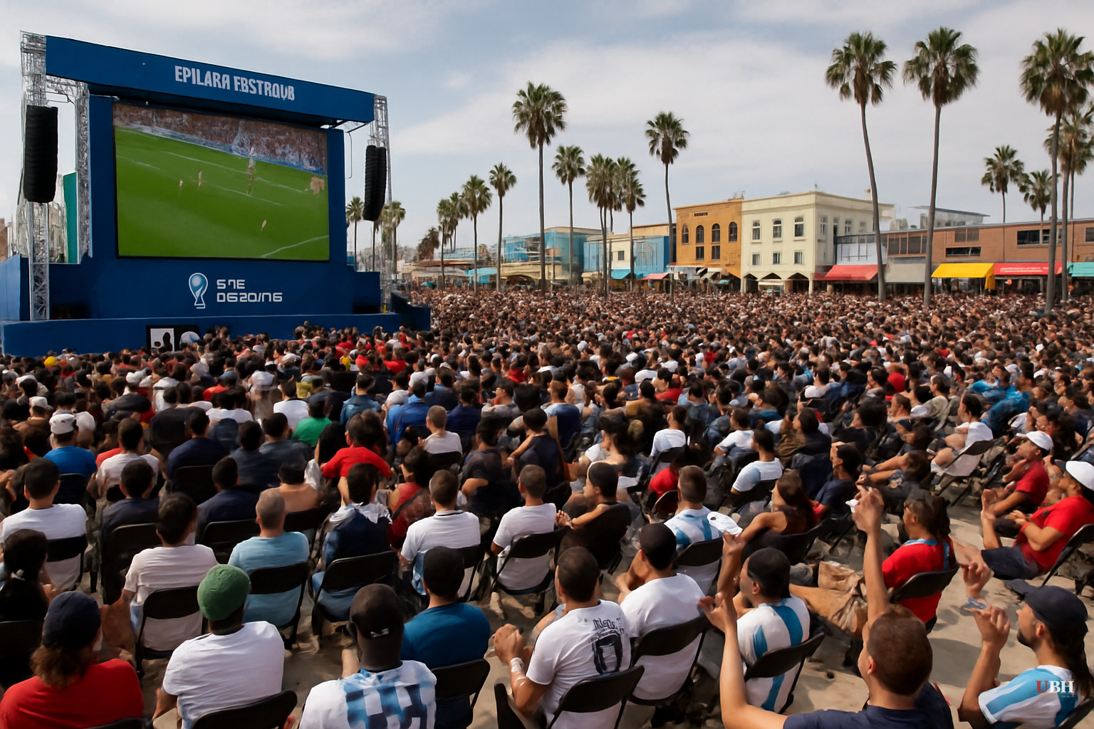 Venice Beach World Cup Fan Zone Draws 5,000-Plus Daily Crowds, Giving Struggling Merchants a Weekend Bounce
