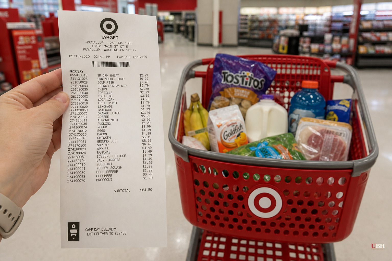 Viral Target Grocery Receipt Shows $64.50 Order From 2020 Now Costs $158.30