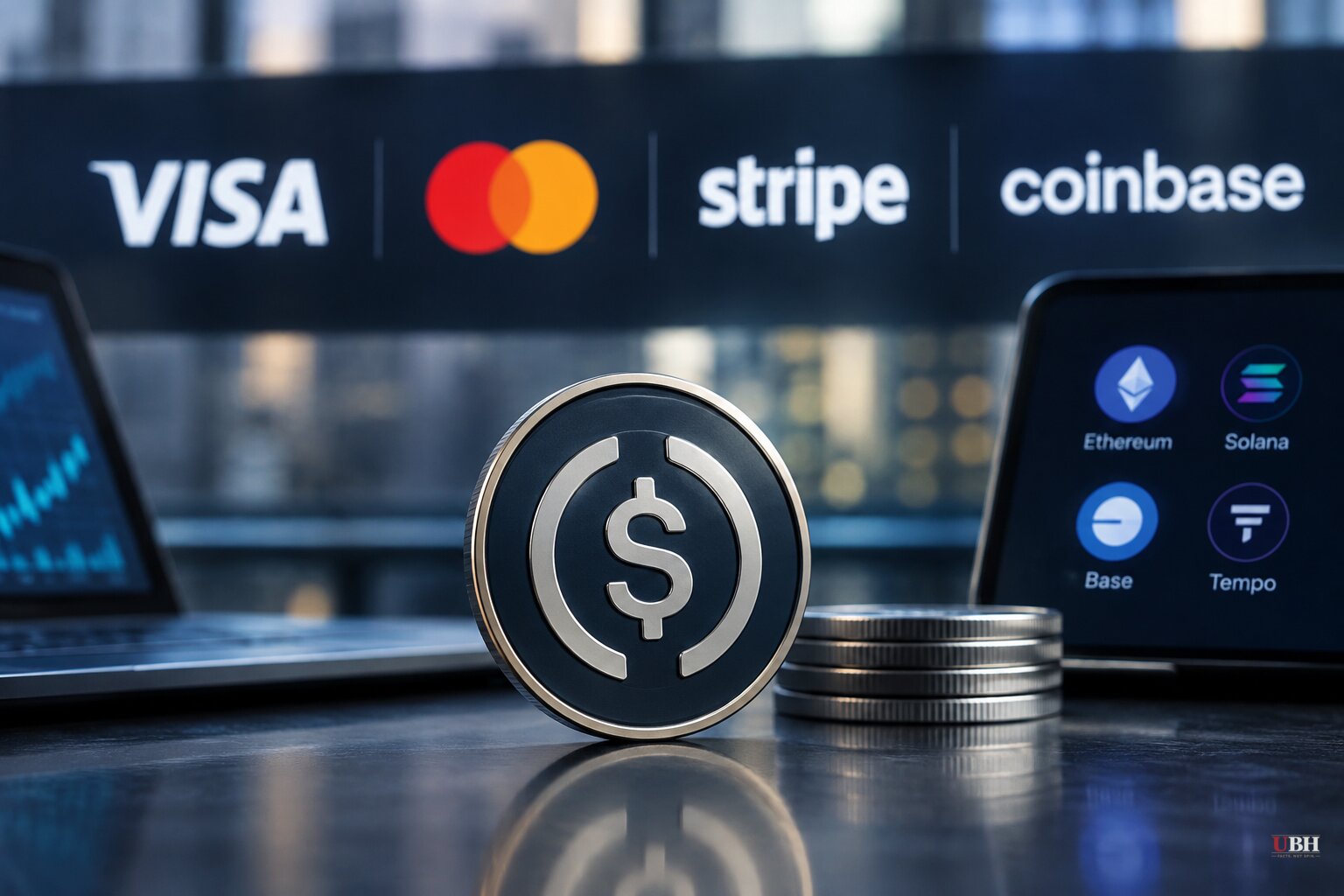 Visa, Mastercard, Stripe and Coinbase Launch Open USD Stablecoin With $1 Billion in Committed Liquidity