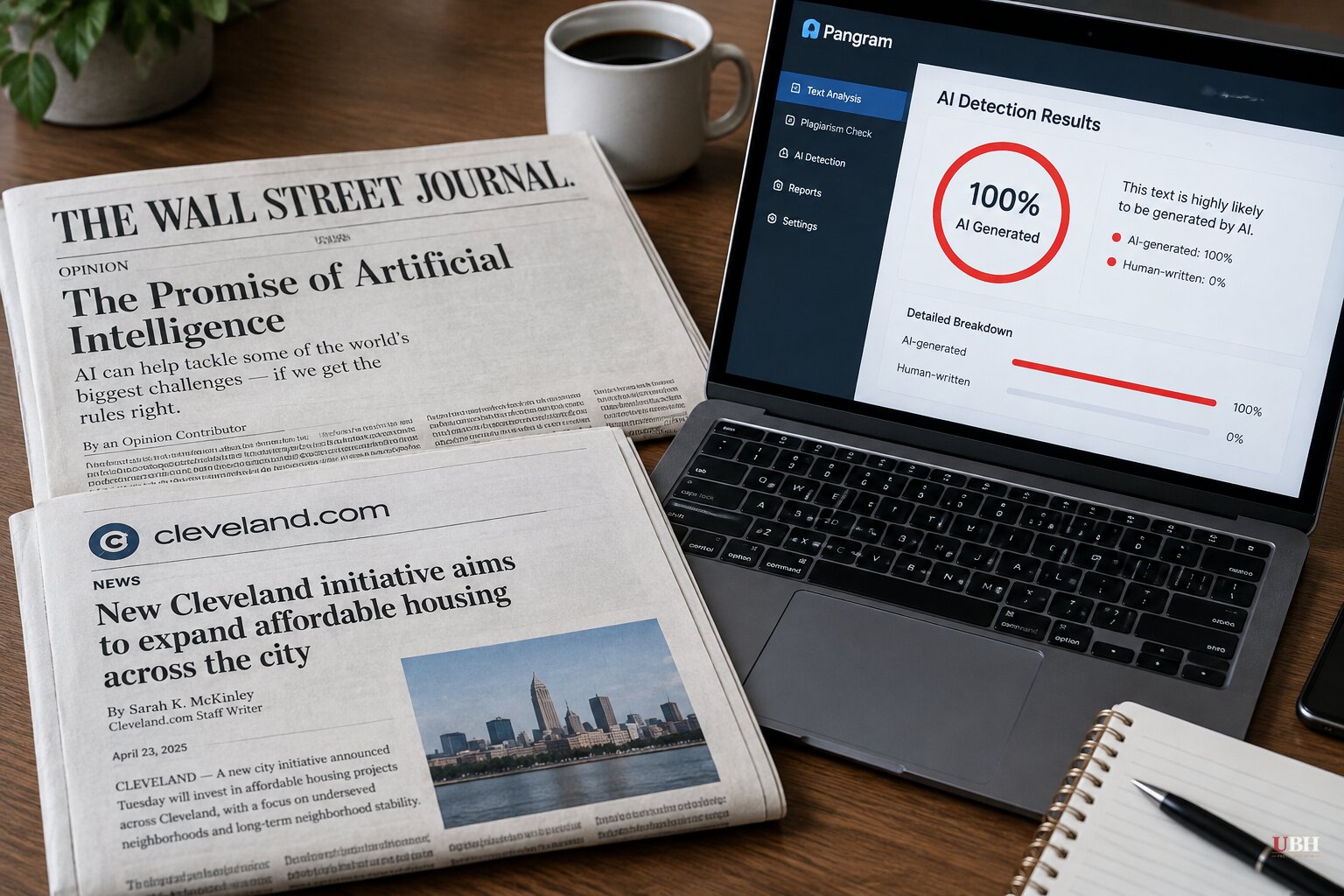 Wall Street Journal Defends 100% AI-Written Op-Ed While Ohio Newspaper Slaps AI Story on Reporter's Byline