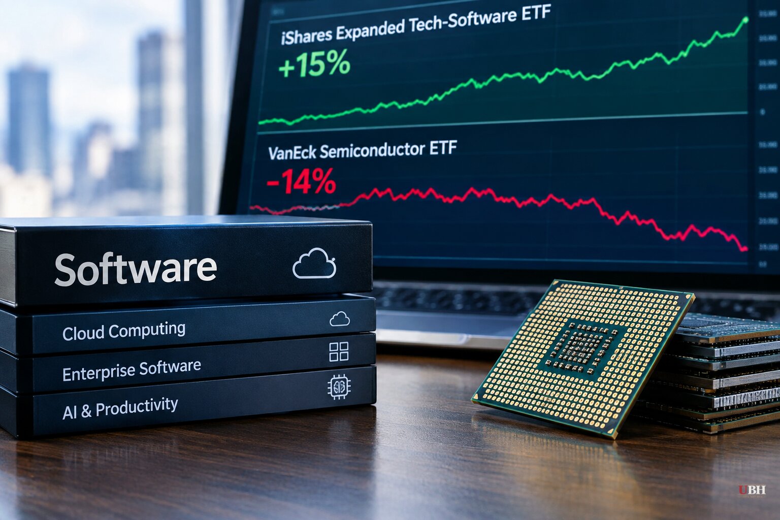Wall Street's AI Trade Flips: Software Surges, Chips Slide as Slowdown Talk Spreads