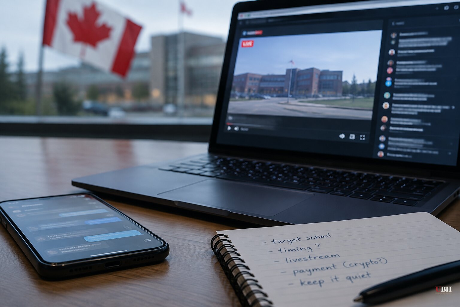 Washington Man Charged With Helping Plan and Livestream Canada School Massacre That Killed 8