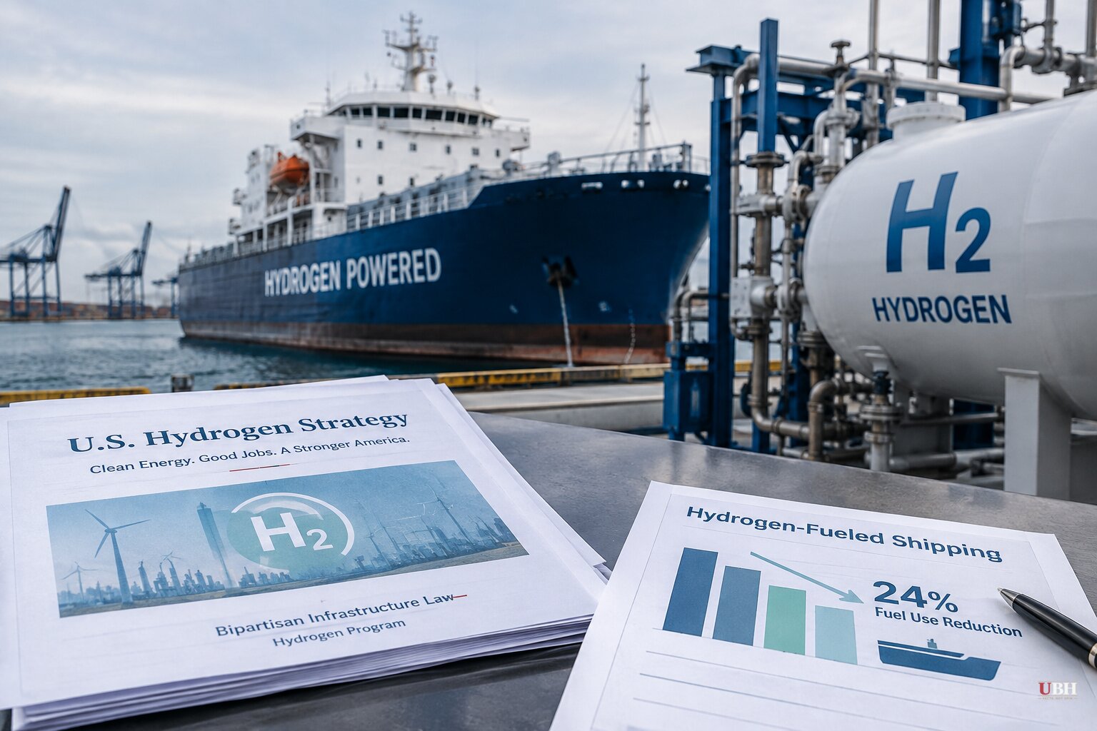 Washington's $9.5 Billion Hydrogen Bet Stalls While a Private Retrofit Cuts Ship Fuel Use 24%