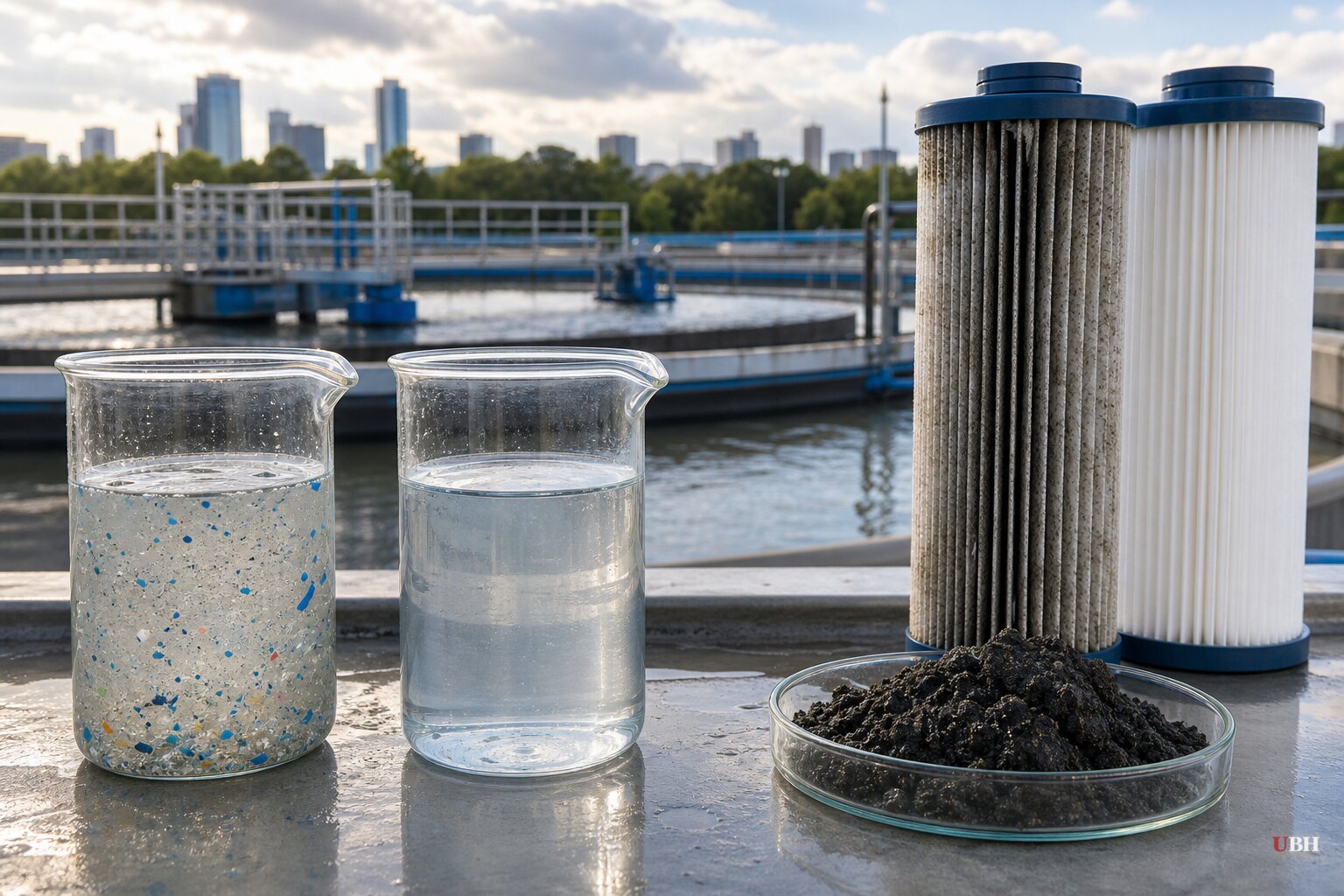 Water-Treatment Sludge Turned Into a Filter That Strips Up to 97% of Microplastics, Study Finds