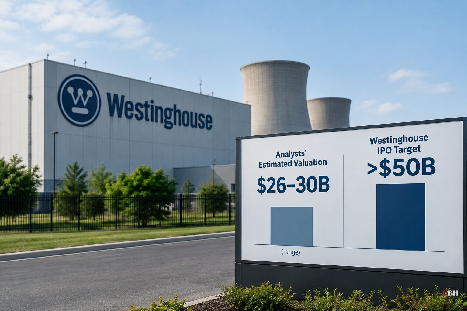 Westinghouse Targets $50 Billion Valuation for US IPO, Nearly Double What Analysts Say It's Worth