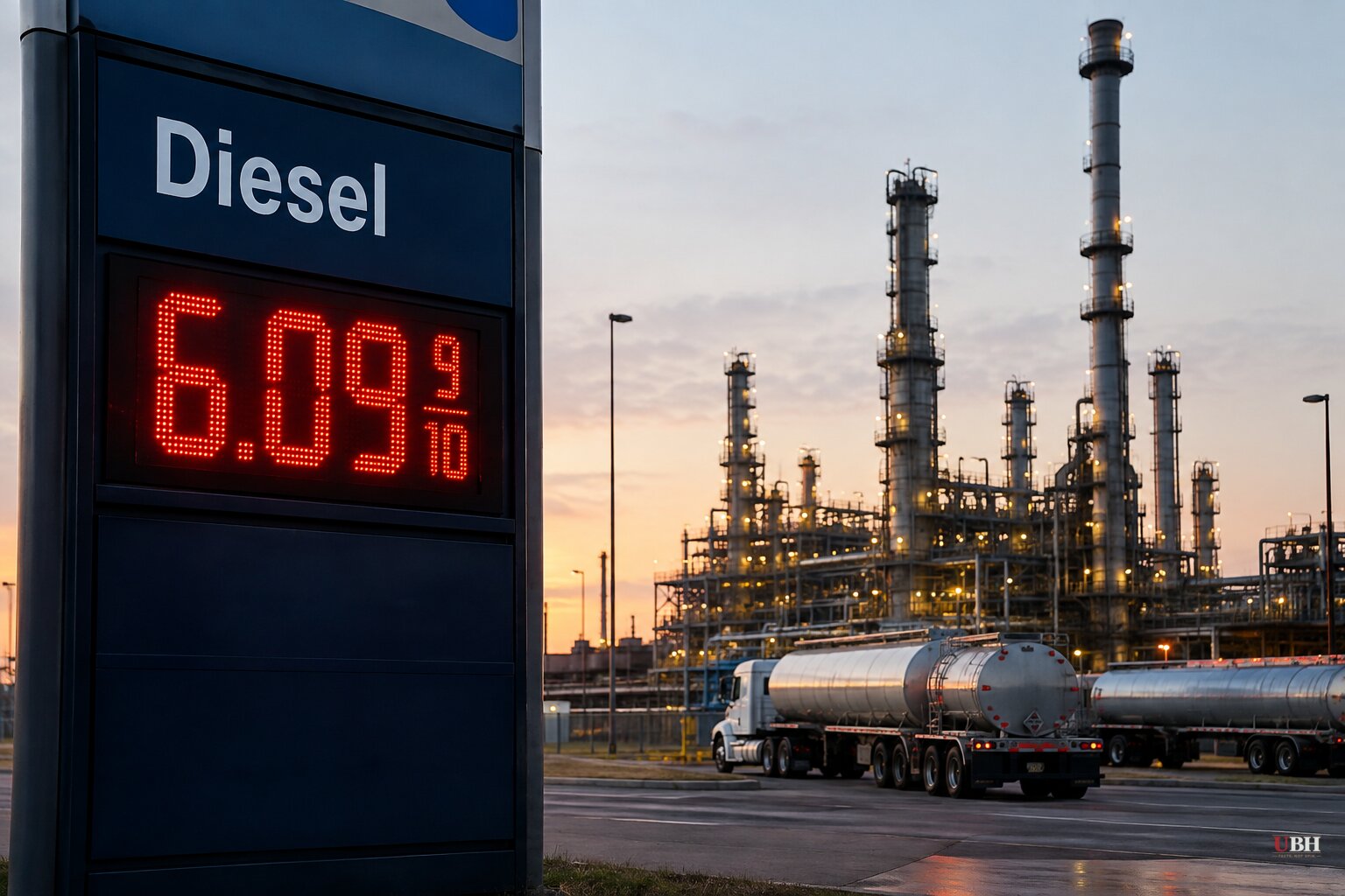 White House Weighs Defense Production Act as Refiners Run at 98% and Diesel Tops $6 a Gallon