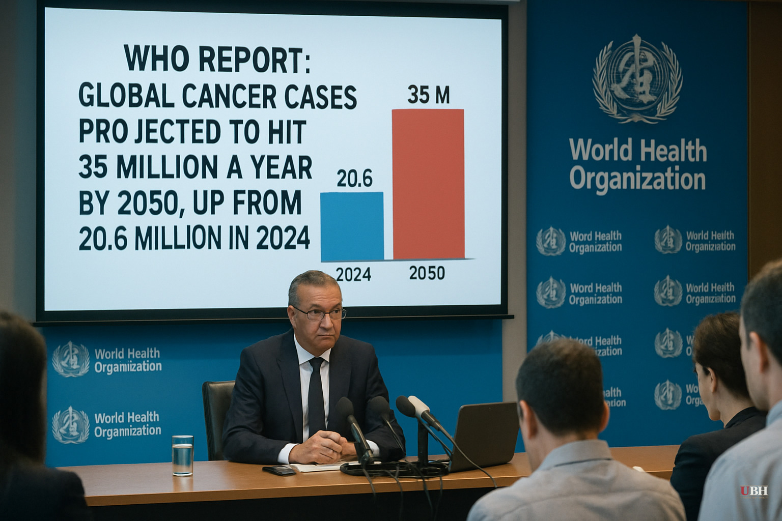 WHO Report: Global Cancer Cases Projected to Hit 35 Million a Year by 2050, Up From 20.6 Million in 2024