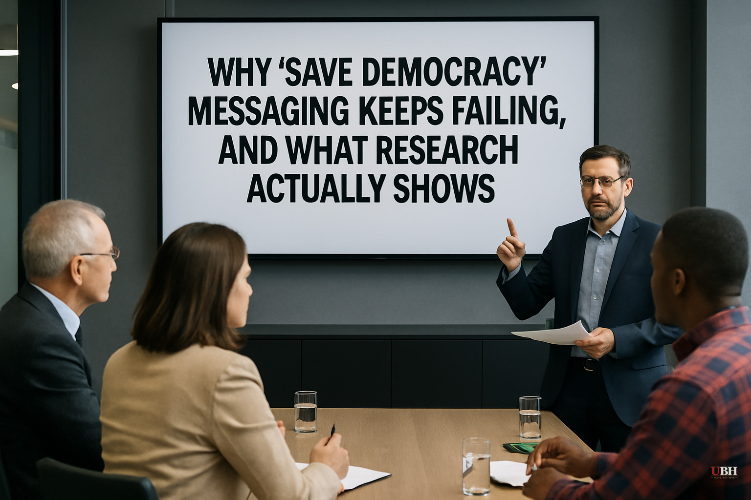 Why 'Save Democracy' Messaging Keeps Failing, and What Research Actually Shows